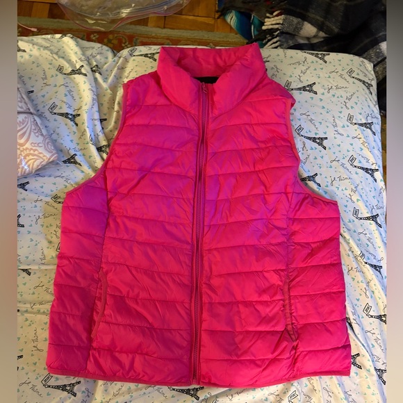 Pink Puffer Vest - Picture 1 of 5